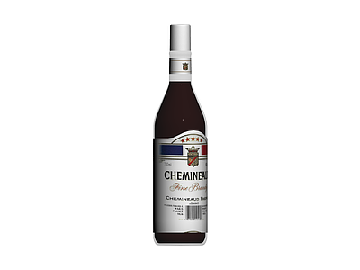 白兰地酒瓶模型