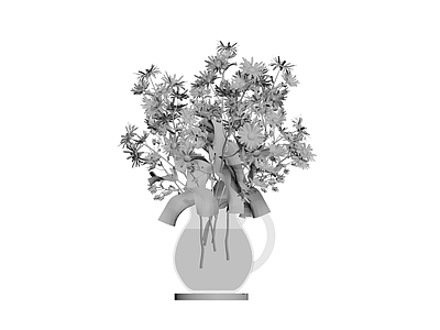花瓶插花盆栽组合