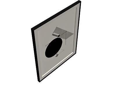 抽象几何装饰画