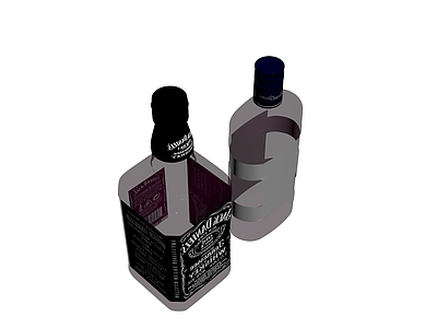 Jack Daniels酒瓶模型