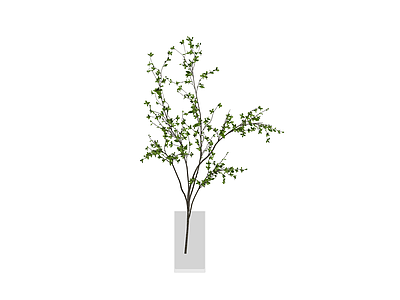 盆栽绿植模型