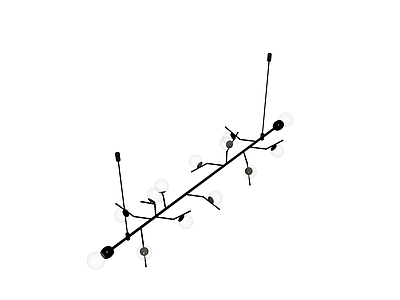 现代风格吊灯模型