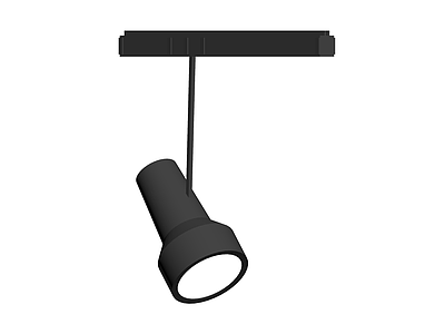 轨道射灯灯具模型