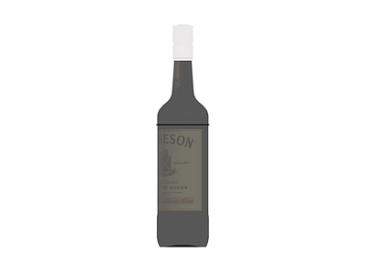 Jameson酒瓶模型