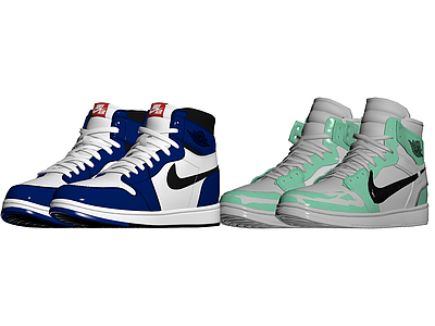 Air Jordan 1鞋款组合
