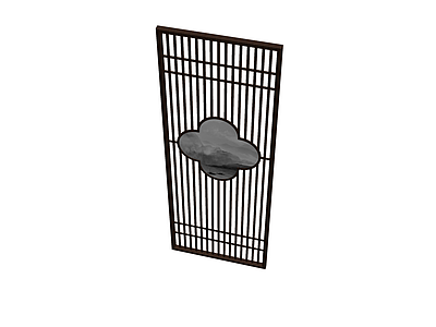 中式镂空隔断屏风