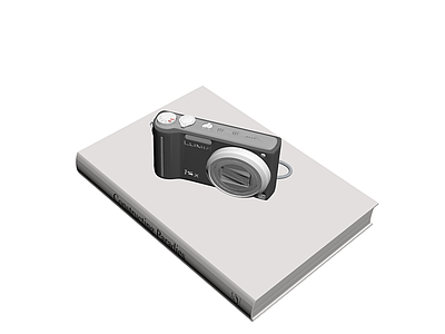 LUMIX相机与书籍组合