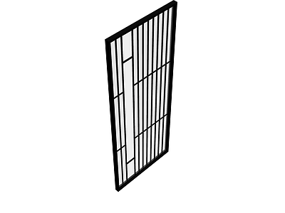 竖条格栅隔断