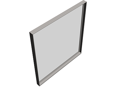 灰色调框体模型