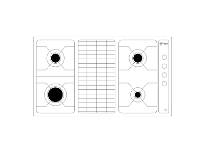 厨房设施 现代家具图块别墅家具图块施工图