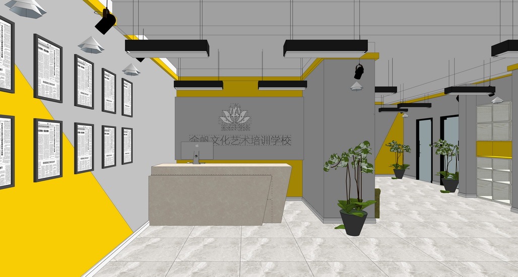 舞蹈培训室内设计