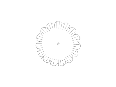 现代植物图块 皂角