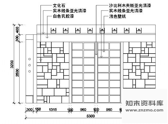 图块/节点餐厅包间立面