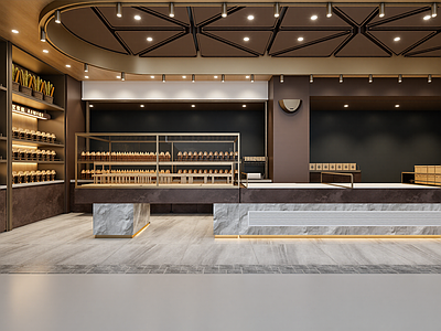 现代奶茶店