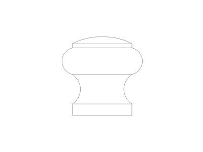 现代五金管件现代五金管件门把手膨胀螺栓管件弯头门锁施工图 圆把手平面