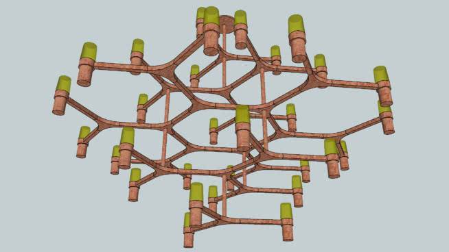 3D吊灯- 1草图 犁 工地 机械 游乐场 室外