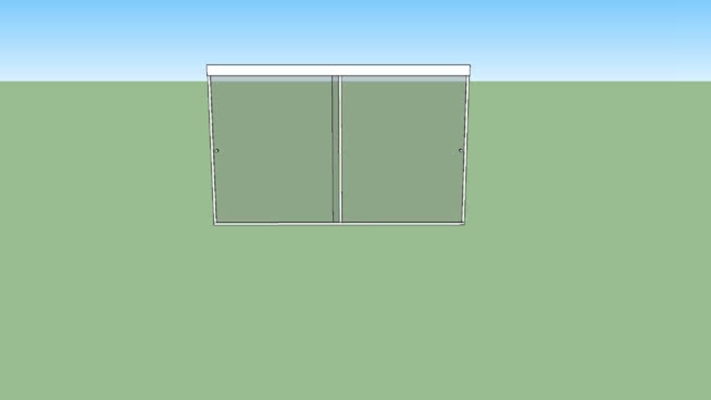 推拉窗 草图大师模型