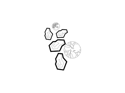 乔木种植 常用平面立面图块