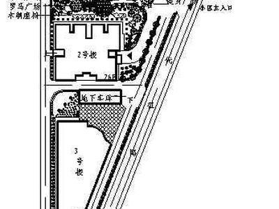 [陕西]某小区环境景观设计方案 居住区景观