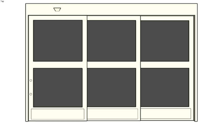 推拉门 草图大师模型