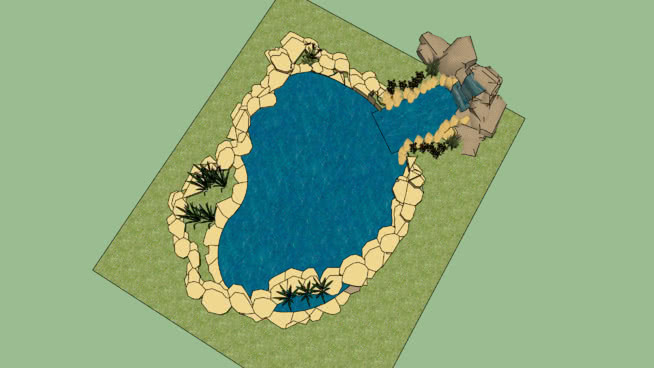 water feature 挂钟 画 邮票 项链 黑板