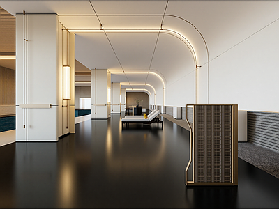 新中式酒店走廊