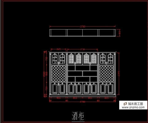 非常不错的酒柜及护墙板图 墙面通用节点