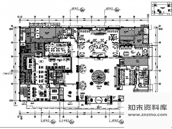 施工图湖北五星级品牌假日大酒店大堂装修施工图含效果