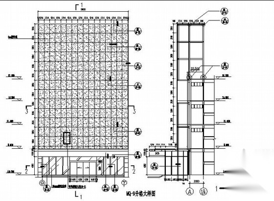 铝单板幕墙雨篷节点图
