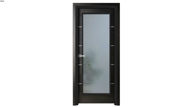 Door Modern Interior Bifold - Closed 冰箱 镜子 烤炉 滑动门