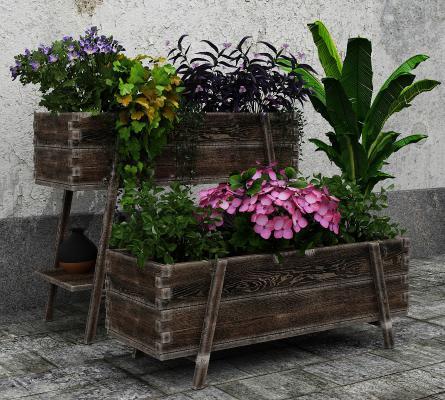 现代花箱