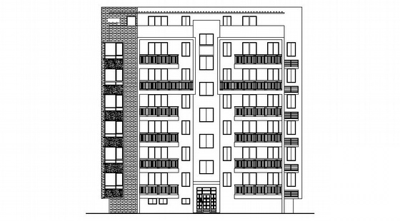 某六层住宅商住楼建筑施工图