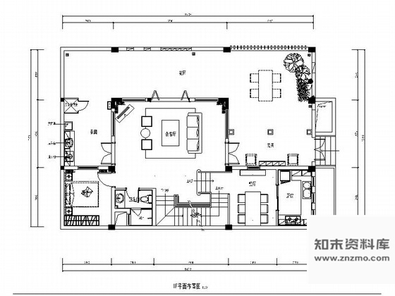 施工图四川新中式风格三层别墅室内装修施工图含高清实景图