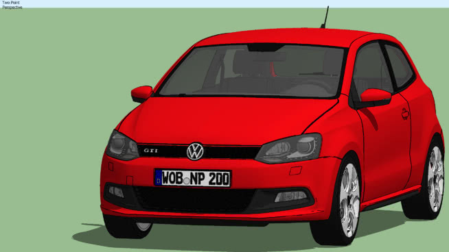 大众POLO GTI MK5 TYP 6R 2012 跑车 小型皮卡 赛车 演出