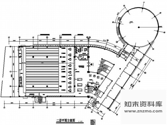 施工图福建某保龄球馆室内装修施工图