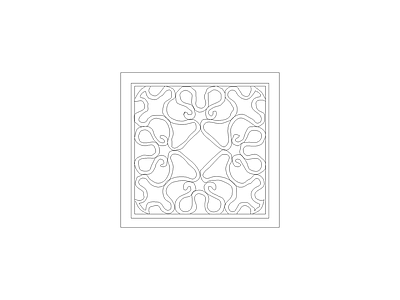 填充图案 中式家具图块