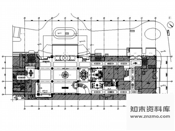 施工图大连知名企业强势联手超五星级豪华商务酒店装修设计施工图含效果