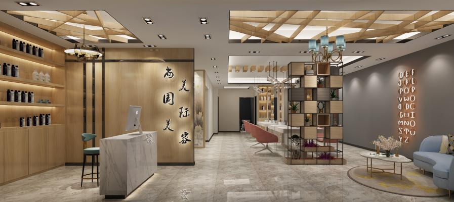 现代轻奢理发店