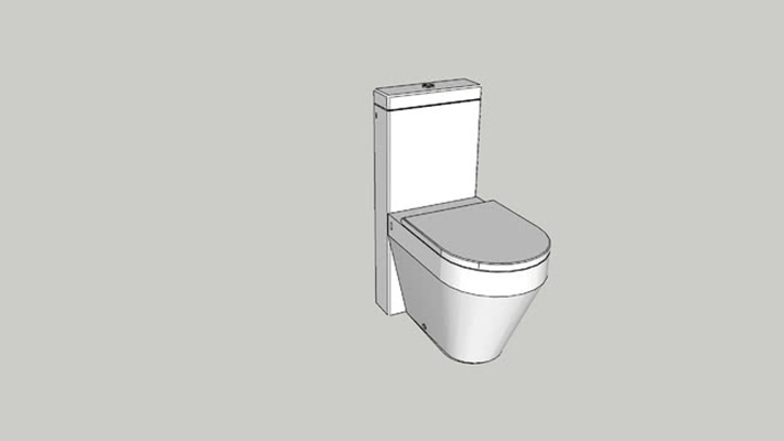马桶 草图大师模型