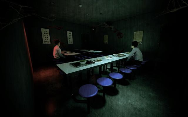 现代鬼屋学生餐厅