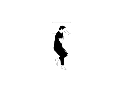 家装人体工程学尺图 人物躺着