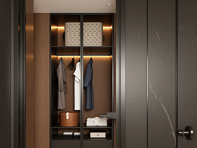 现代衣帽间