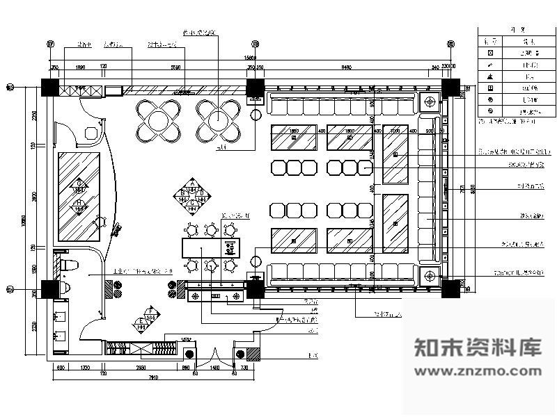 施工图108号KTV豪华包间室内装修图