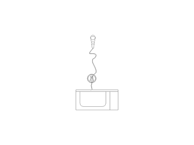卫生间电器洁具厨具灯具施工图 浴缸