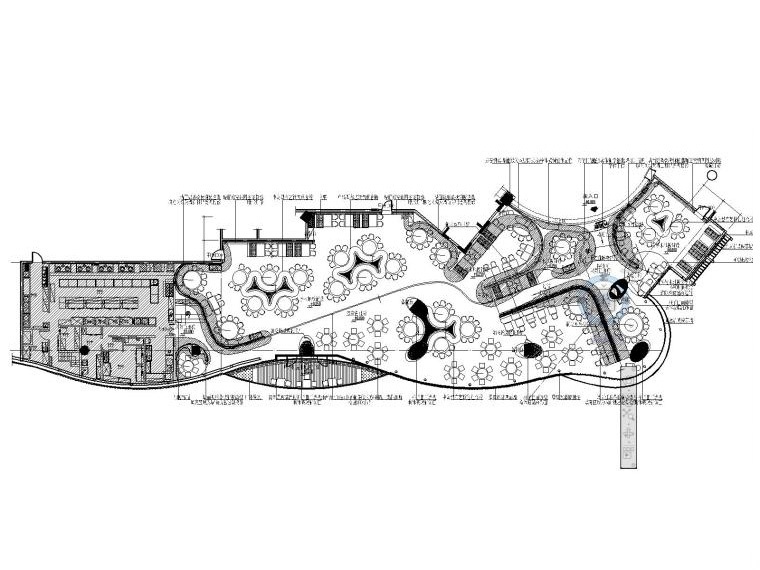 [浙江]万象城外婆家餐饮空间设计施工图（附效果图）