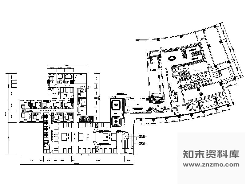 施工图简易酒店室内改造装修图