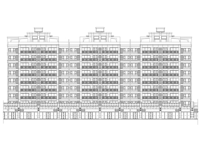 [广东]多高层住宅及商业配套设施建筑施工图