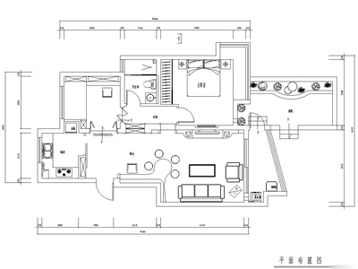[江苏]常熟城市花园公寓室内施工图设计（附实景图）