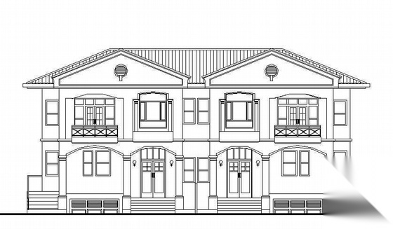 深圳 某二层高尔夫球会俱乐部会员寓所建筑结构施工图 娱乐会所 商业建筑