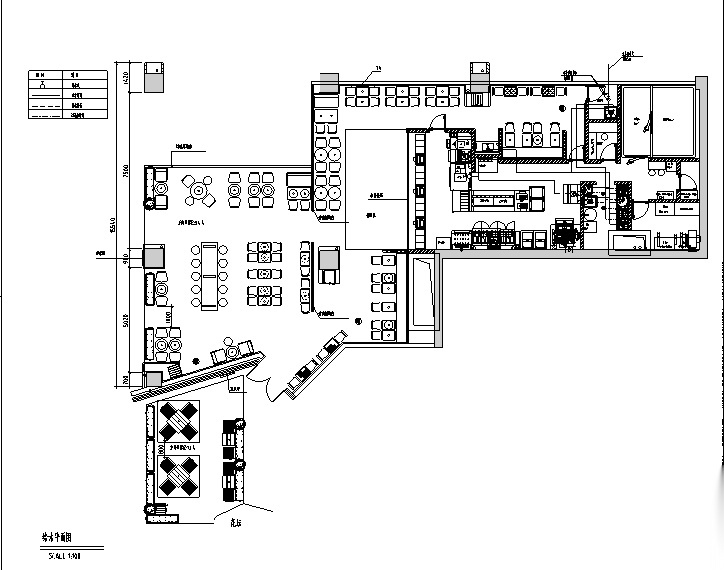 [广州]汉堡王凯德广场店施工图（设计方案、机电）